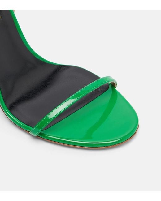 Tom Ford Green Vertigo Patent Leather Sandals