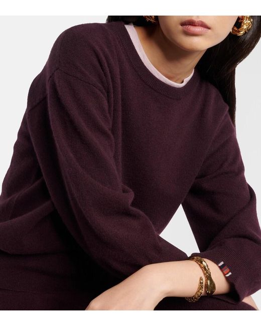 Extreme Cashmere Purple Jewel Cashmere Sweater