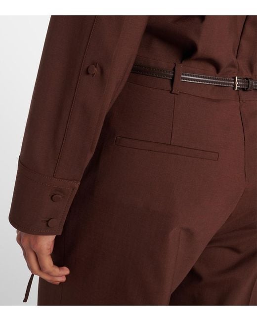 Gucci Red Jumpsuit Horsebit Aus Einem Wollgemisch