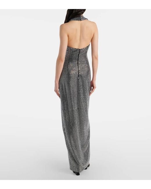 Area Gray Robe Mit Kristallen