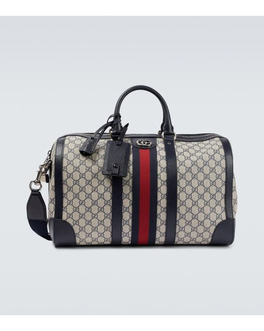 Gucci Multicolor Ophidia GG Supreme Duffel Bag for men