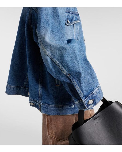 Giacca di jeans oversize di Acne in Blue