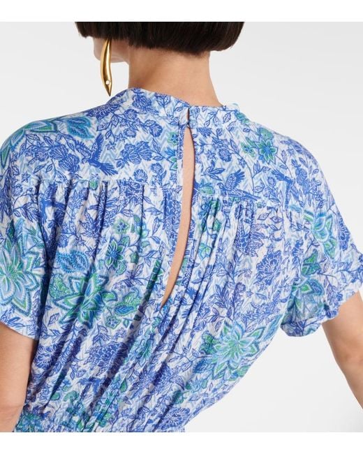 Mono Estampado Poupette de color Blue