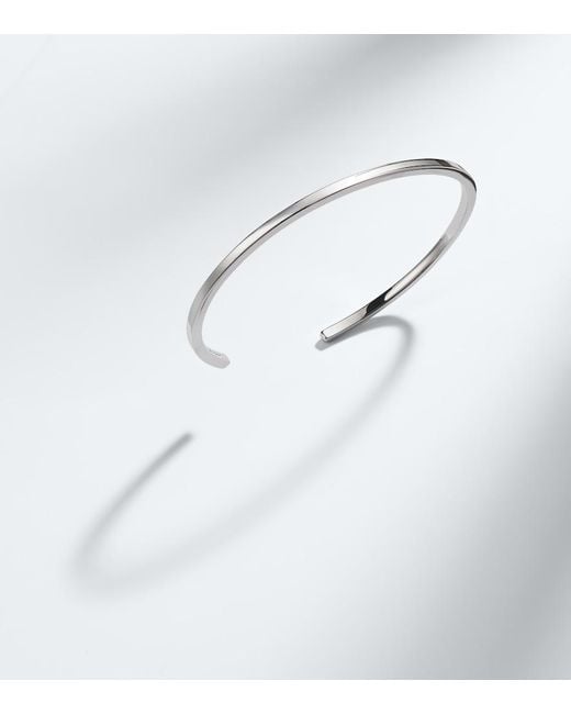 Mateo White Sterling Cuff Bracelet for men