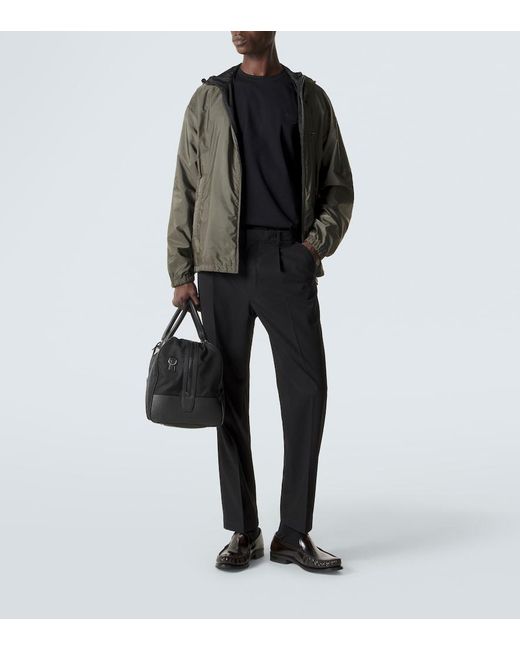 Prada Black Cotton-Blend Jersey T-Shirt for men