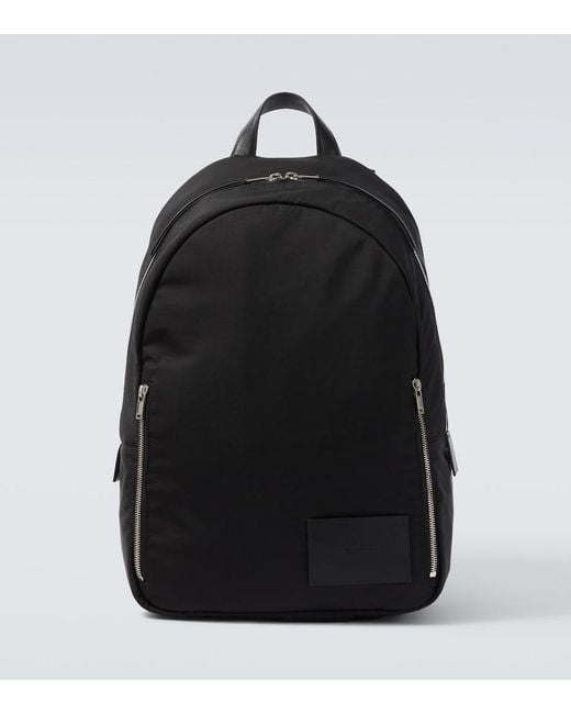 Jil Sander Black Urban Backpack for men