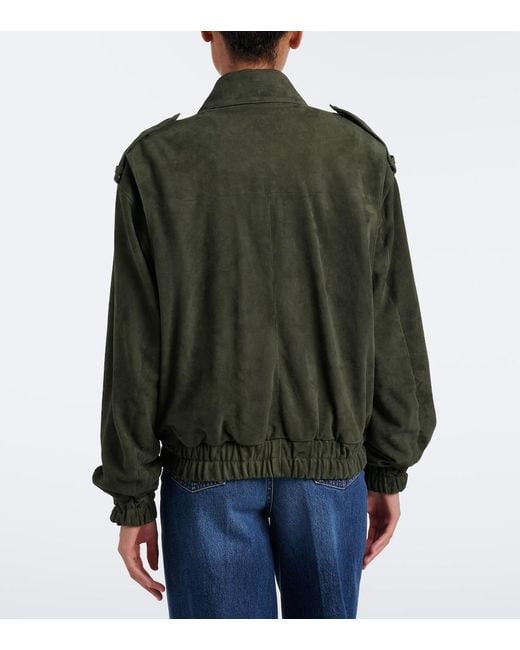 Arma Green Halti Suede Blouson Jacket