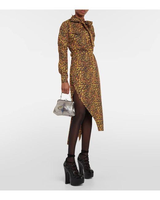Vivienne Westwood Metallic Granny Frame Sequined Shoulder Bag