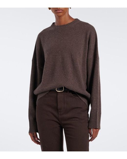 Loulou de Saison Brown Anton Cashmere Sweater
