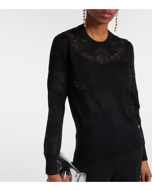 Dolce & Gabbana Black Pull Girocollo