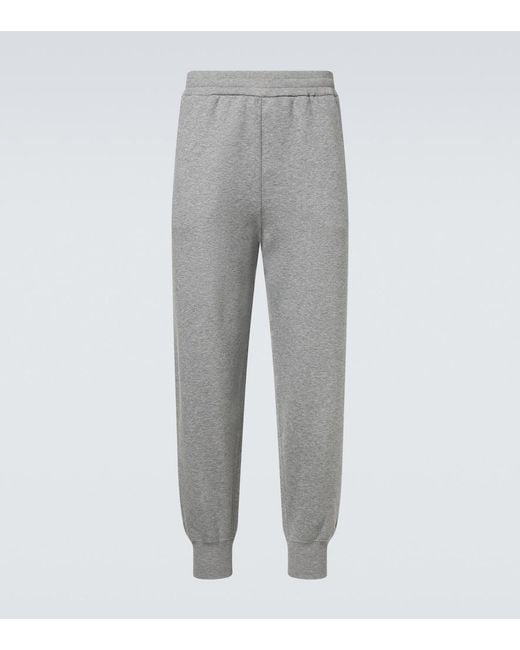 Jil Sander Gray Cotton Jersey Sweatpants for men