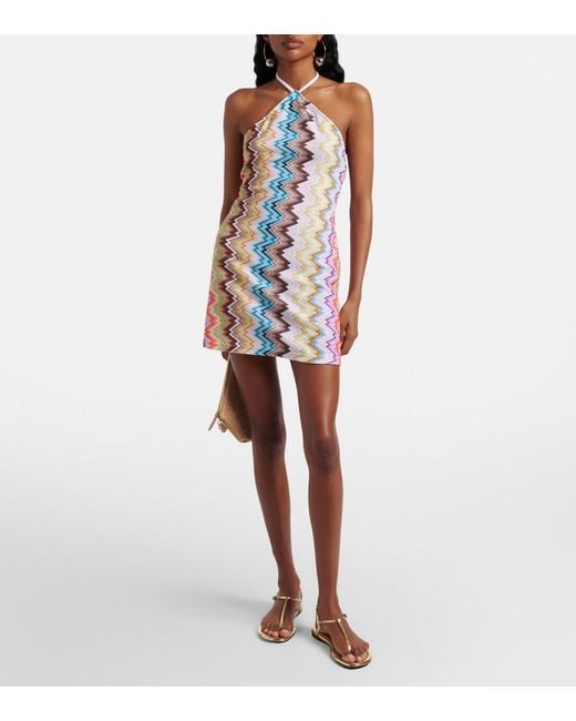 Robe Zigzag Missoni en coloris Blue