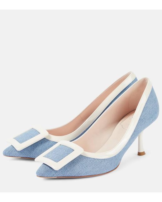 Roger Vivier Blue Pumps Viv'