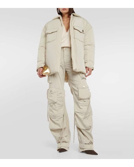 Abrigo Acolchado The Attico de color Natural