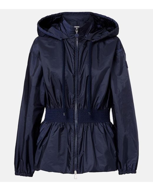 Moncler Blue Liriope Raincoat