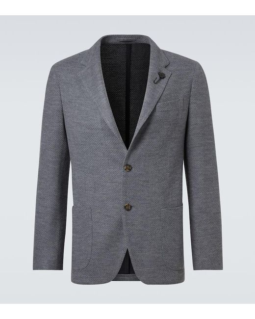 Lardini Blazer Aus Wolle in Gray für Herren