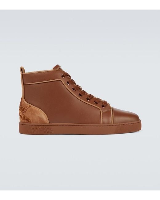 Christian Louboutin Brown Fun Louis Sneakers for men