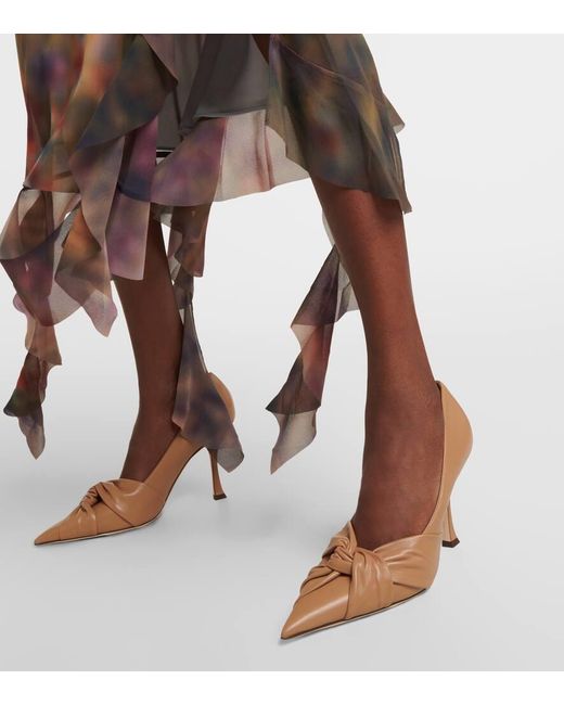 Pumps Hedera 90 di Jimmy Choo in Brown