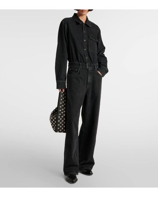 Jumpsuit Di Jeans Tane di Agolde in Black