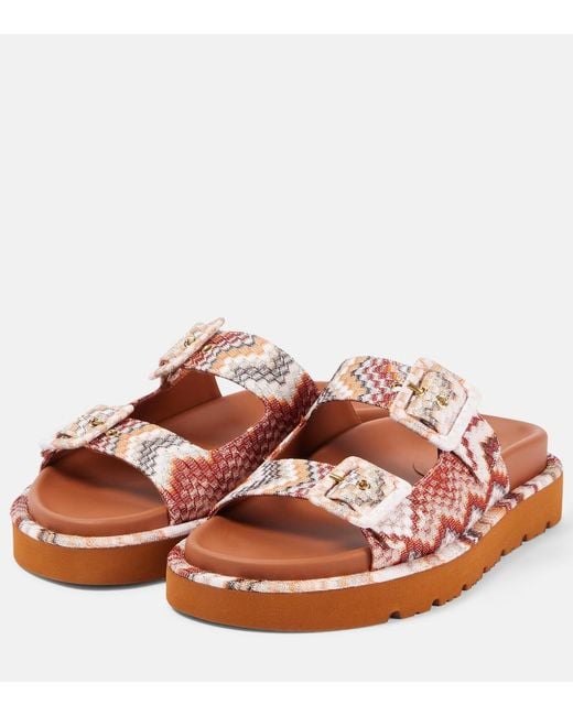 Missoni Brown Clea Sandals