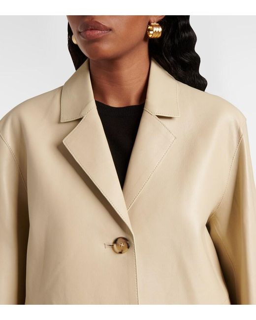 Totême Natural Leather Jacket