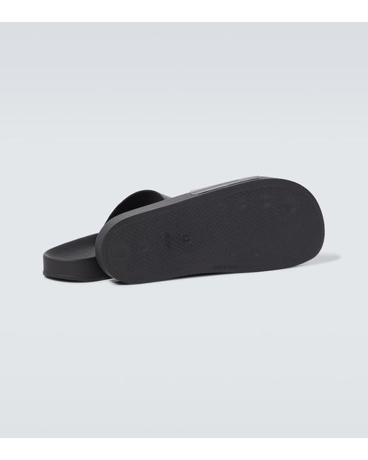 【Frescobol Carioca】 Humbertoレザースライド Humberto leather slides in black - Frescobol Carioca | Mytheresa