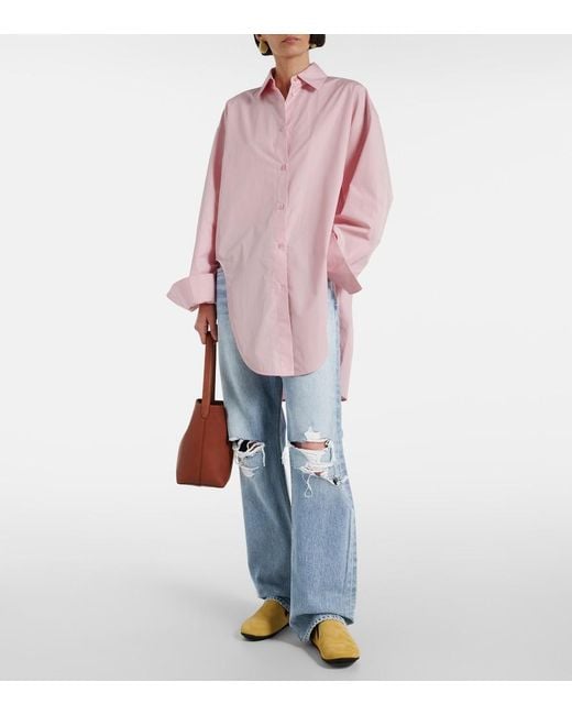 Agolde Blue Kelly High-Rise Straight Jeans