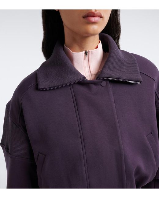 Adidas By Stella McCartney Blue Cotton-Blend Jacket