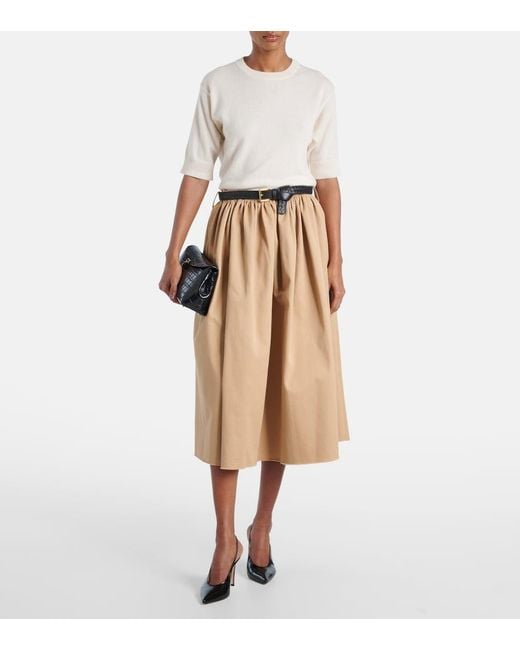 Jardin Des Orangers White Cashmere Sweater