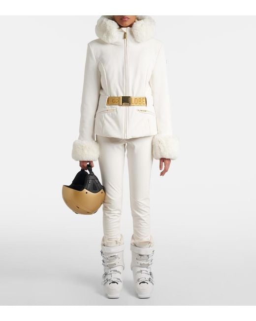 Goldbergh White Prezioso Down Ski Jacket