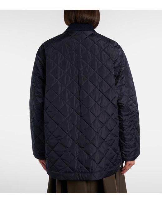 Prada Blue Re-Nylon Quilted Jacket