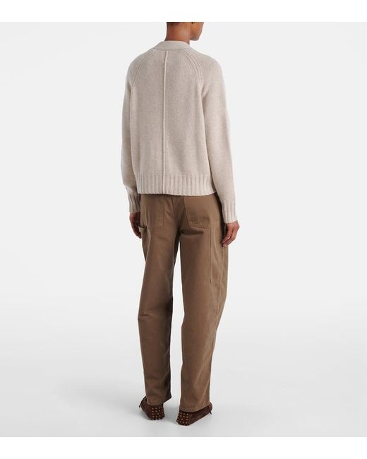 Jardin Des Orangers Natural Cardigan Aus Wolle Und Kaschmir