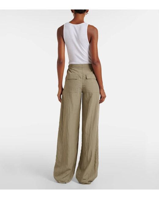Vince Natural Weite High-Rise-Hose