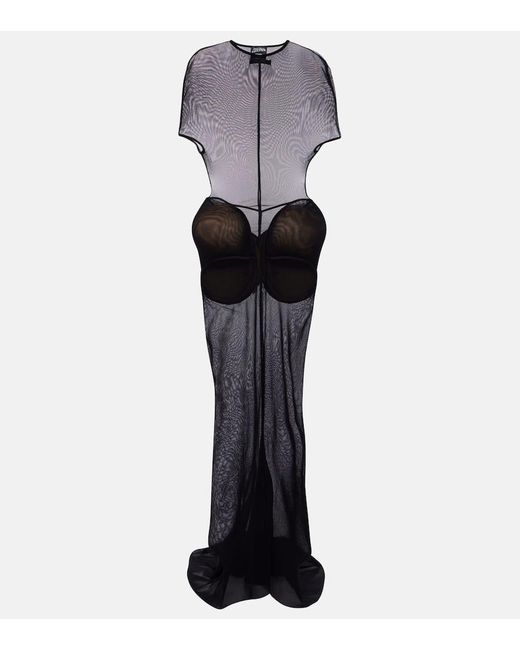 Jean Paul Gaultier Black X Shayne Oliver Robe Aus Tuell