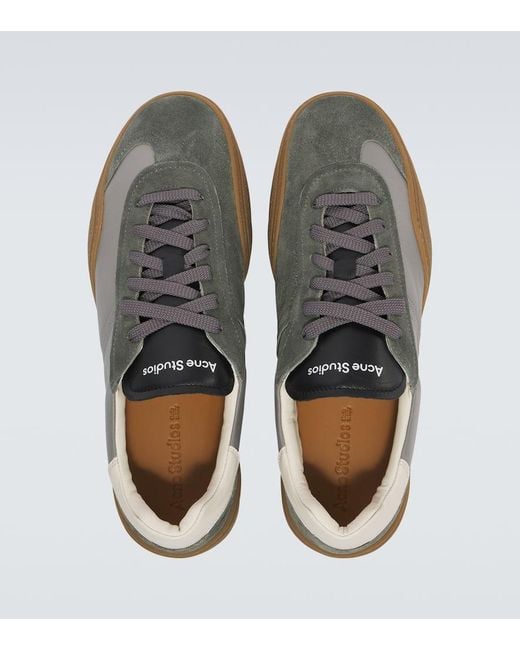 Zapatillas Bars M De Ante Y Piel Acne de hombre de color Gray