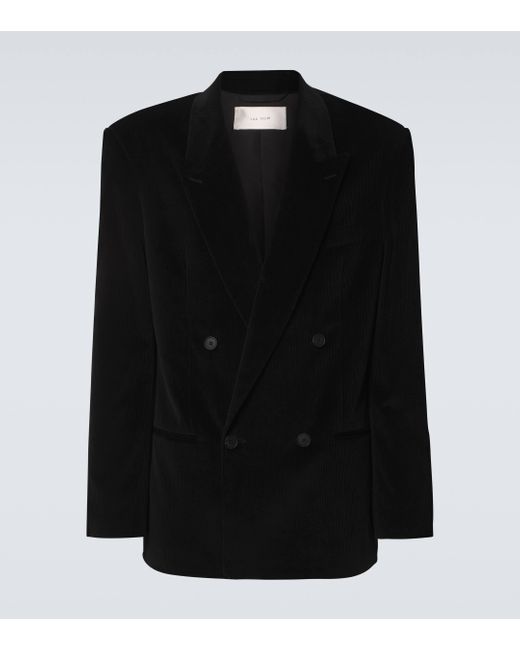 The Row Black Kongis Cotton And Cashmere Blazer for men