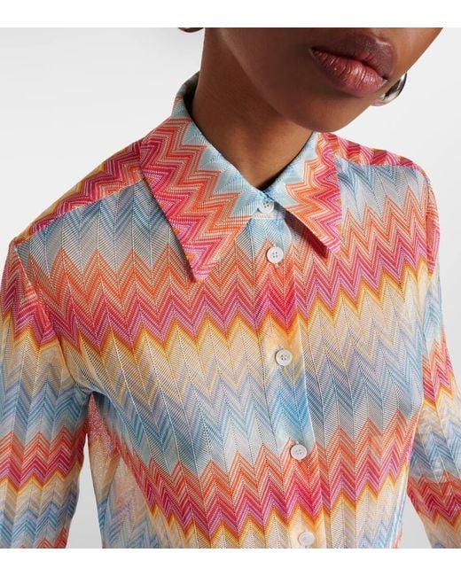 Camicia a zig-zag di Missoni in Multicolor
