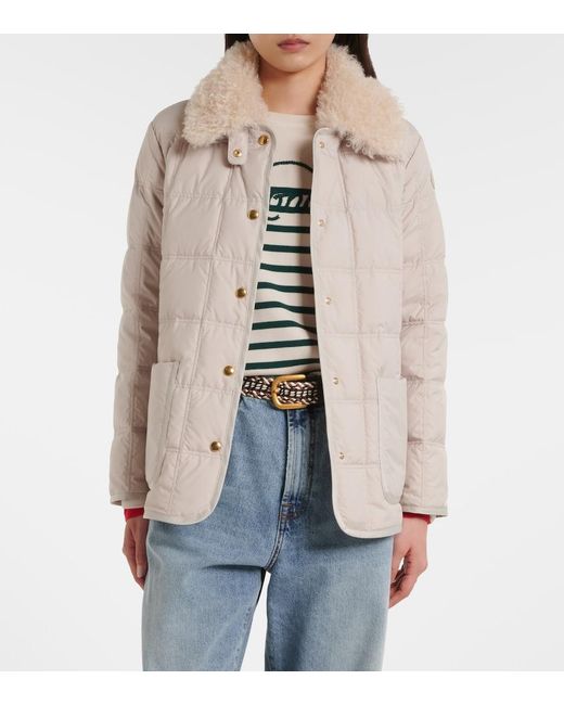 Moncler Natural Cygnes Down Jacket