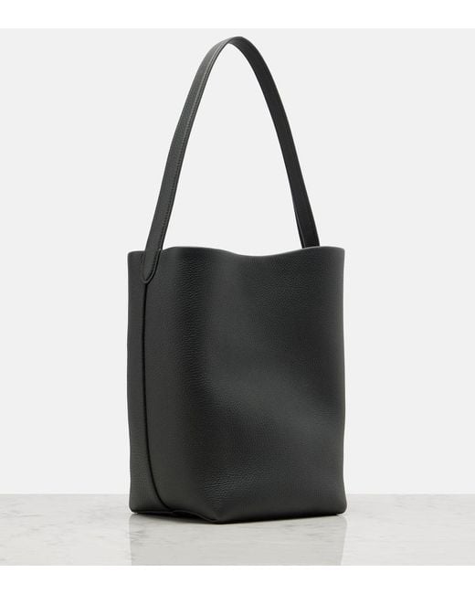 Bolso Park N/S Medium De Piel The Row de color Black