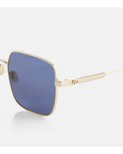 Dior Blue Diorcannage S1u Square Sunglasses