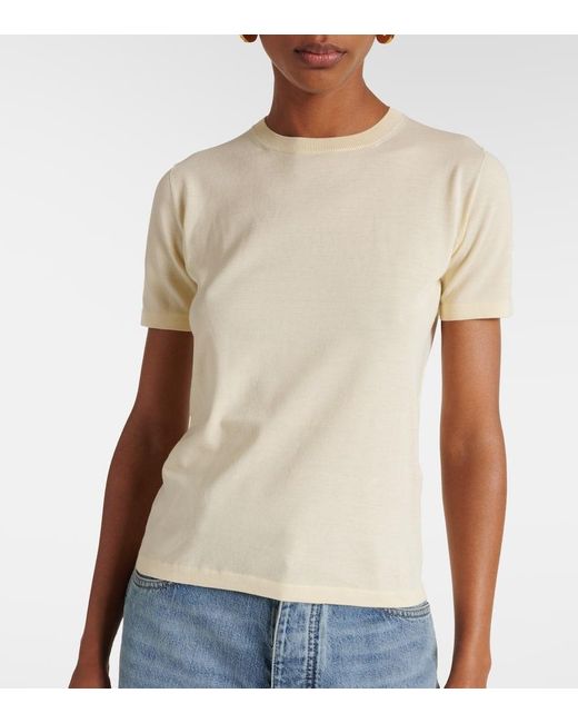 Loro Piana Natural T-Shirt Angera aus Baumwolle