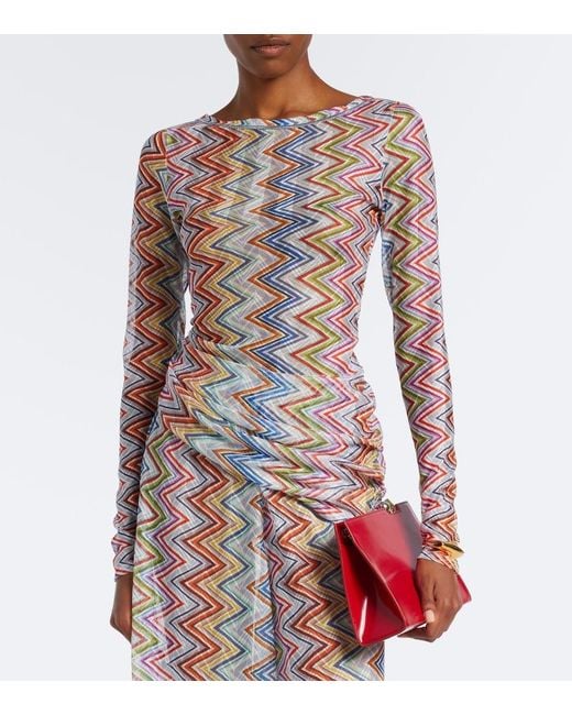 Missoni Multicolor Zigzag Minidress