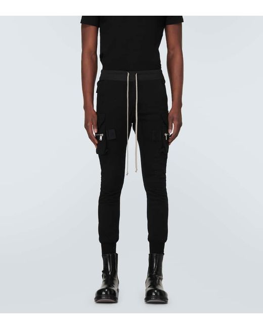 Pantalon deportivo Mastodon de algodon Rick Owens de hombre de color Black