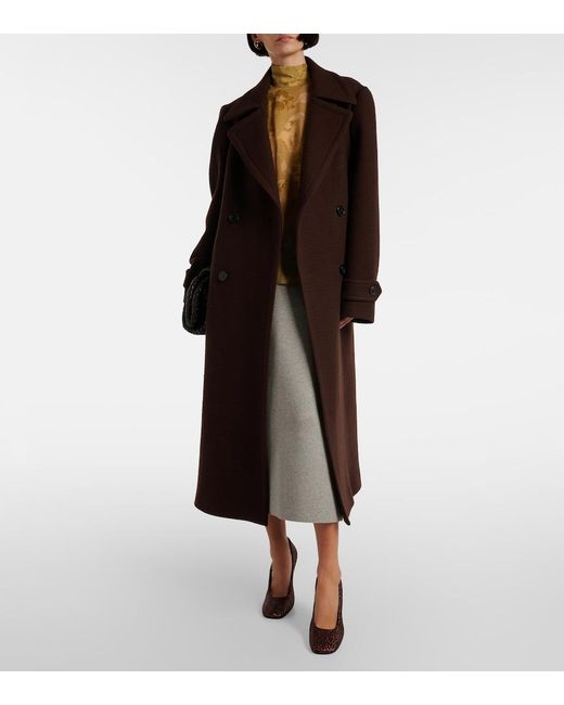 Dries Van Noten Brown Jacquard Wedge Pumps