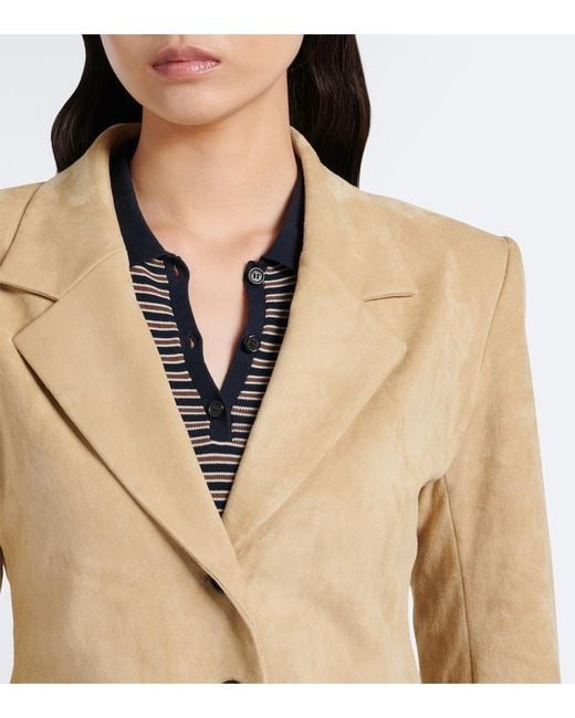 Stouls Natural Helly Suede Blazer