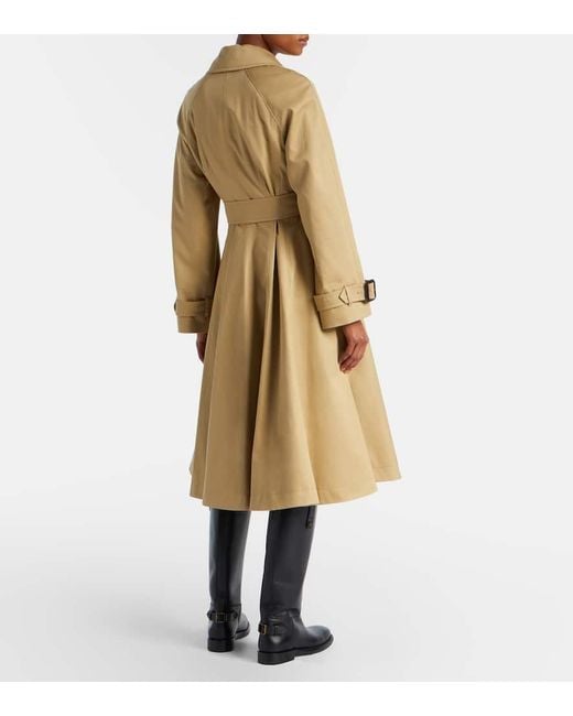 Burberry Natural Cotton Trench Coat