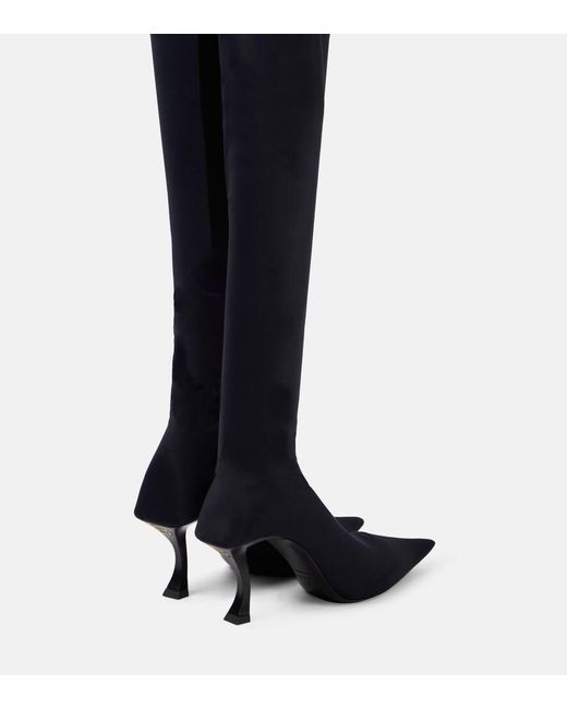 Stivali cuissardes Hourglass di Balenciaga in Black
