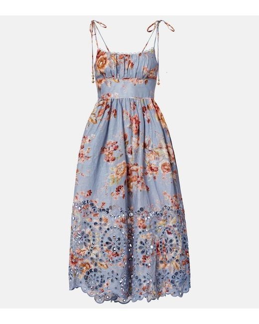 Zimmermann Blue Midi Dresses