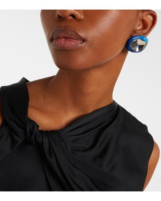 Jil Sander Blue Ohrringe