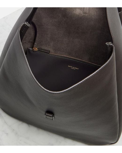 Bolso Le 5 A 7 Supple Large De Piel Saint Laurent de color Black